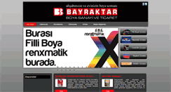 Desktop Screenshot of bayraktarboya.com